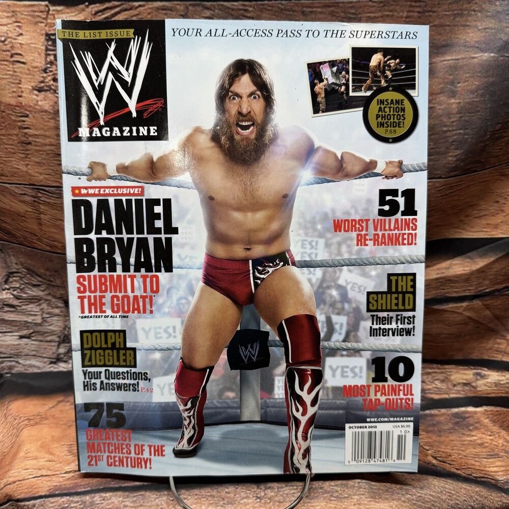 WWE Magazine October 2013 Daniel Bryan The Shield Dolph Ziggler List Issue